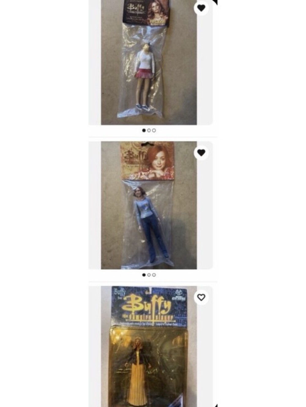 Buffy Vampire Slayer Lot Of 3 Exclusive Figure.